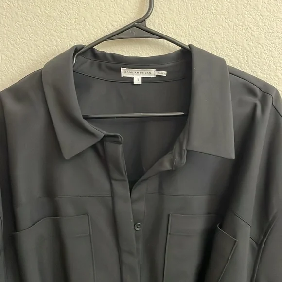 Good American Poplin Shirt Dress NWT - Picture 9 of 13
